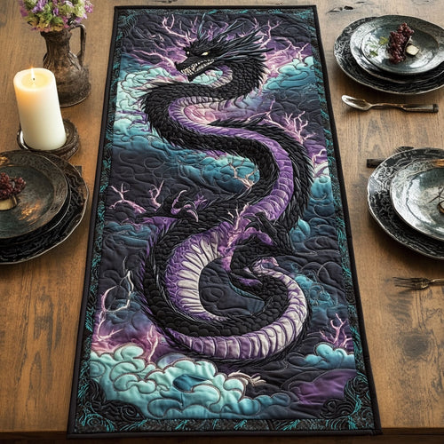 Storm Dragon CW1705215CL Quilted Table Runner
