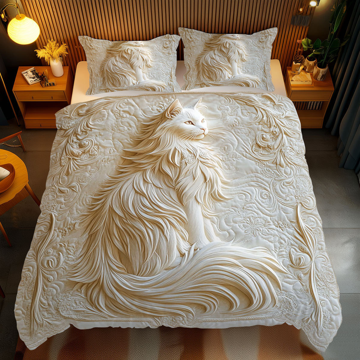 Feline Elegance WJ1712044CL Duvet Cover Set