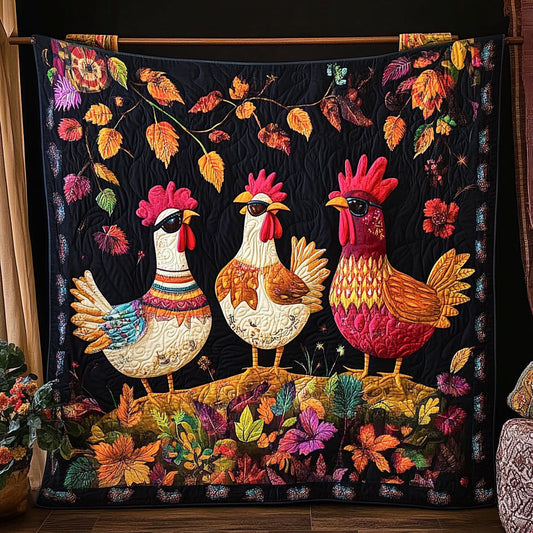 Fall Flock Gathering WY0108063CL Quilt