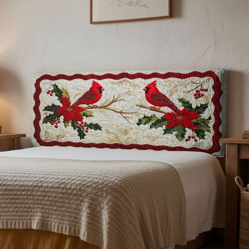 Cardinal Vintage Petals WN1112152CL Quilted Headboard Slipcover