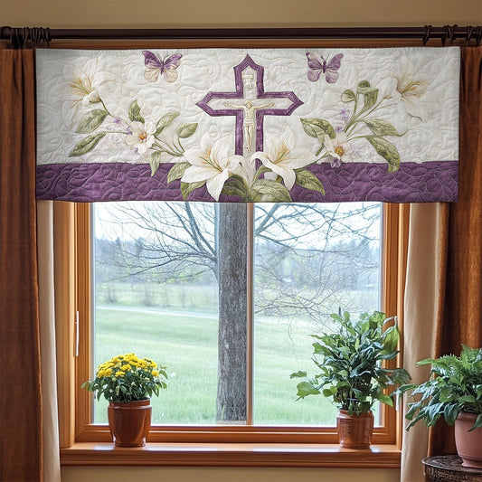 Radiant Cross WN2003025CL Quilted Valance