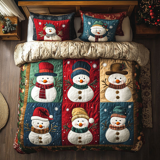 Snowman Patch CP2508053CL Duvet Cover Set