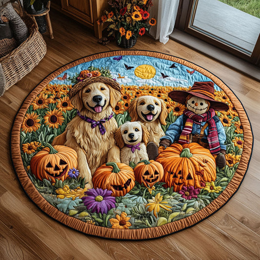 The Golden Family WY2108022CL Quilted Round Mat