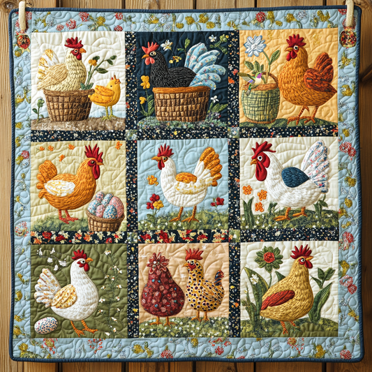 Chicken Farm YR1210010CL Quilt