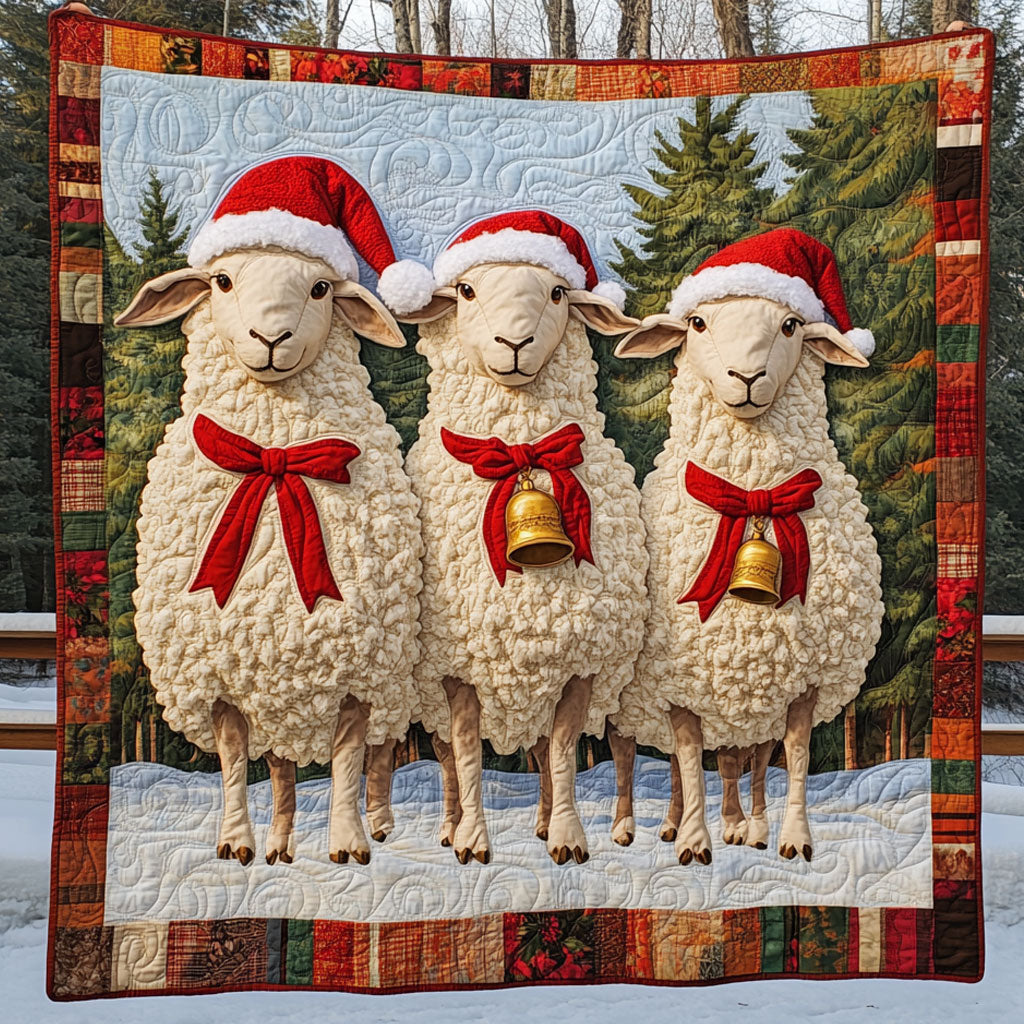 Snowy Sheep CP1711027CL Quilt