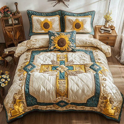 Bloom Of Faith Cross WN2108007CL Duvet Cover Set