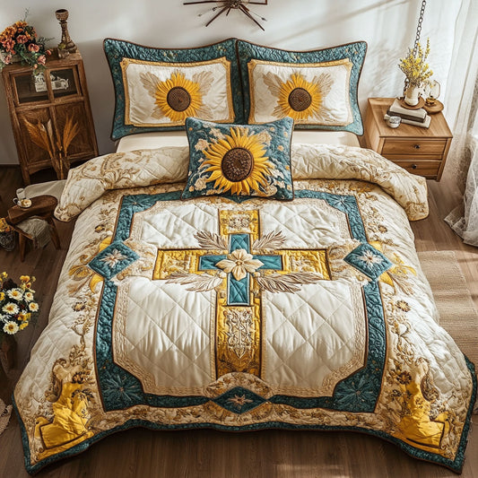 Bloom Of Faith Cross WN2108007CL Duvet Cover Set
