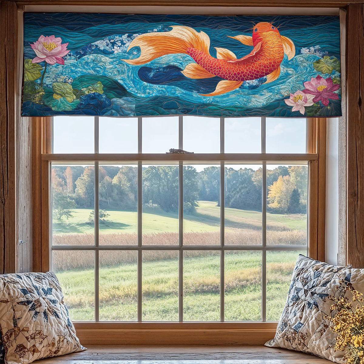 Goldfish WX2205032CL Quilted Valance