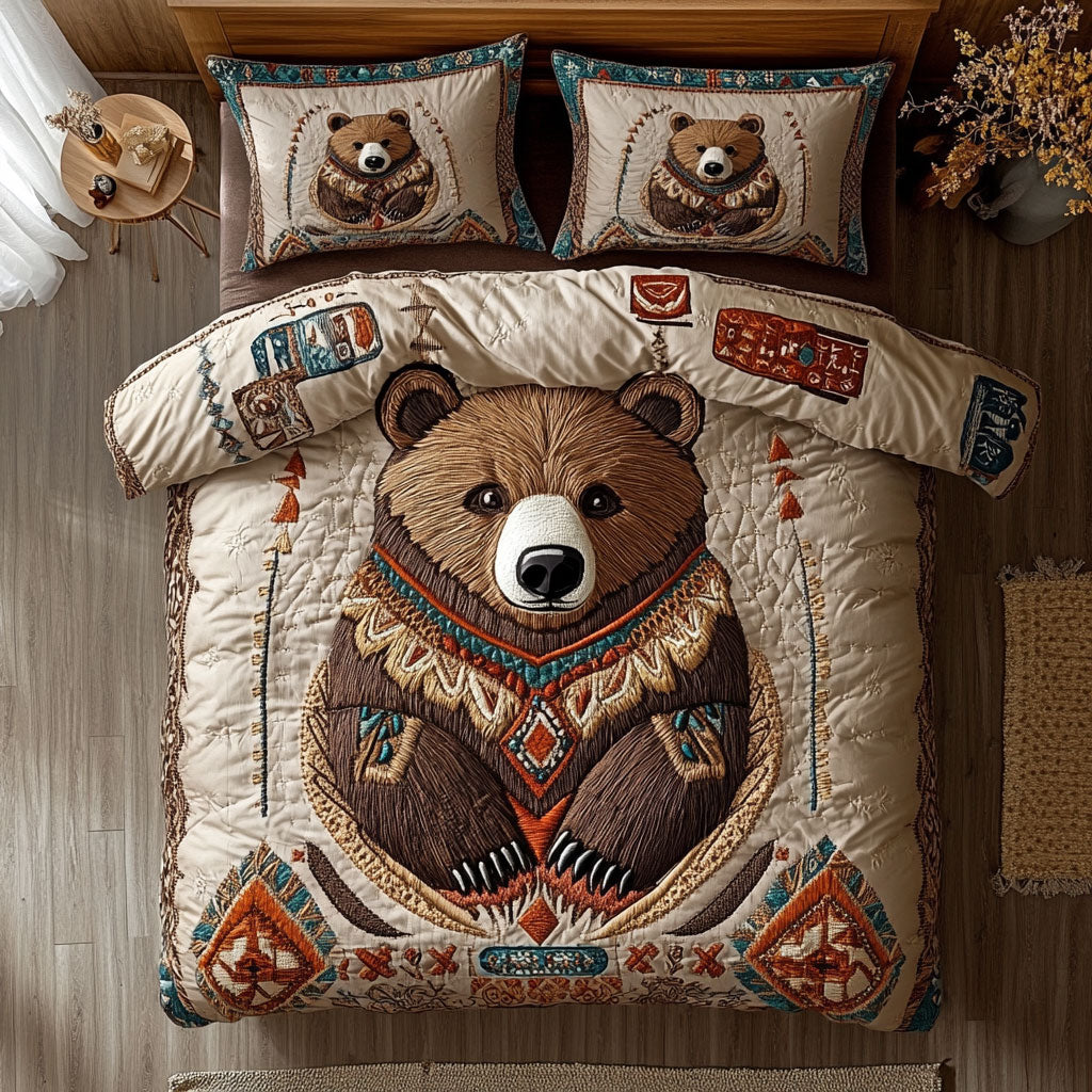 Tribal Bear CP2808052CL Duvet Cover Set