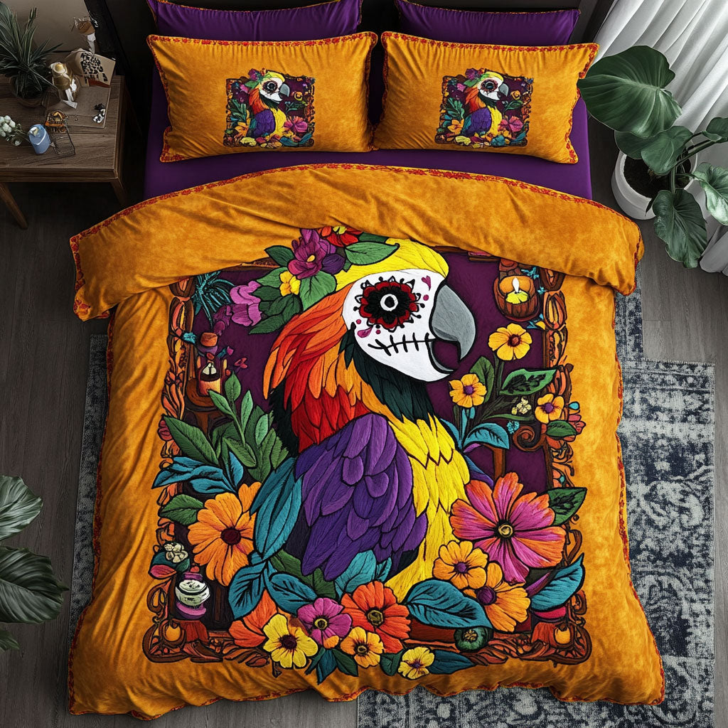 Midnight Parrot WN2108079CL Duvet Cover Set