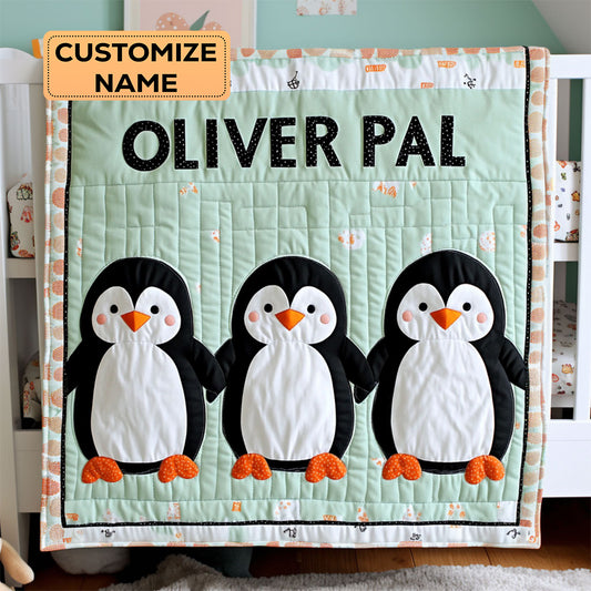 Little Chill Nest WJ2407010CL Personalized Baby Quilt