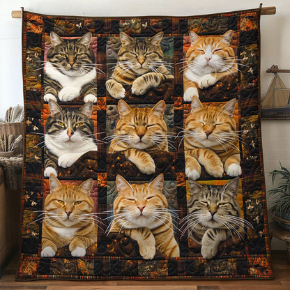 Rustic Cat Tails WN2306027CL Quilt