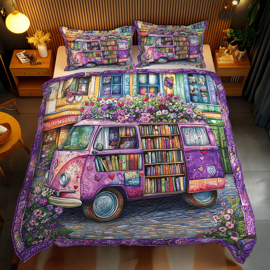 Purple Book Van WY2712123CL Duvet Cover Set