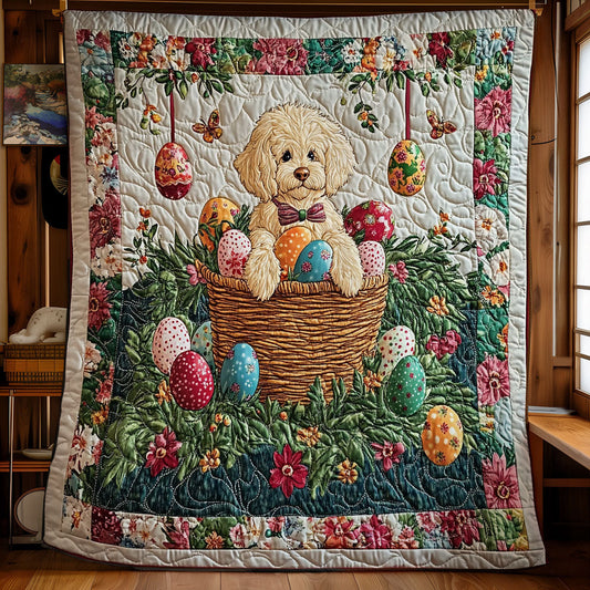 Easter Retriever WY0703024CL Quilt