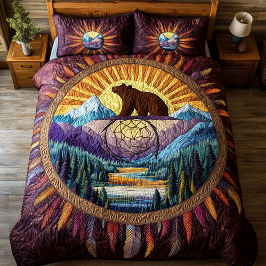 Bear Totem Protection WY2406004CL  Duvet Cover Set