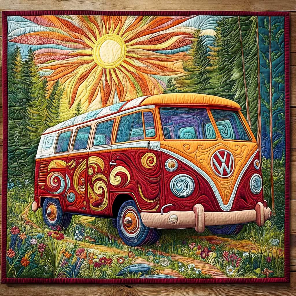 Peaceful Car CQ1904004CL Quilt