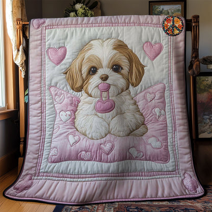 Heartfelt Shih Tzu WN1511049CL Quilt