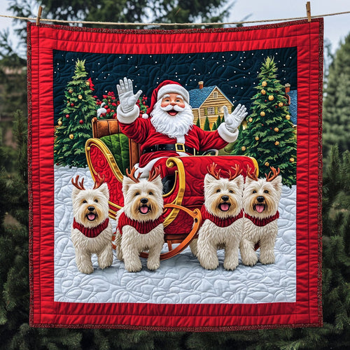 Holly Jolly Dog-Pull LT1411001CL Quilt