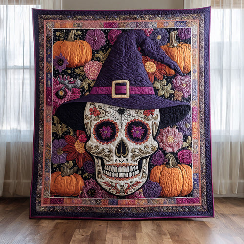 Skull Pumpkin Charm CW2008039CL Quilt