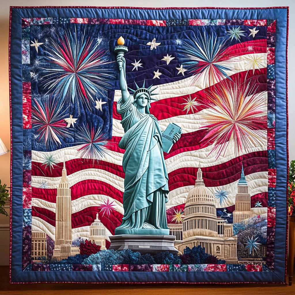 Stars Of Liberty WJ0906013CL Quilt