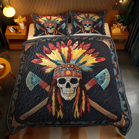 Warrior Skull Mandala WN2101052CL Duvet Cover Set