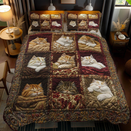 Peaceful Cat Slumber WN1103139CL Duvet Cover Set