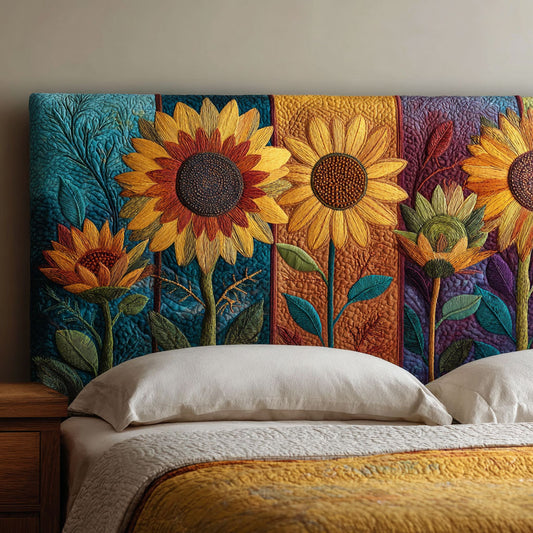 Sunflower Whisper CW2912034CL Quilted Headboard Slipcover