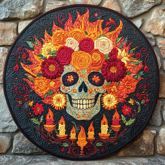 The Burning Memory DH0410068CL Quilted Round Mat