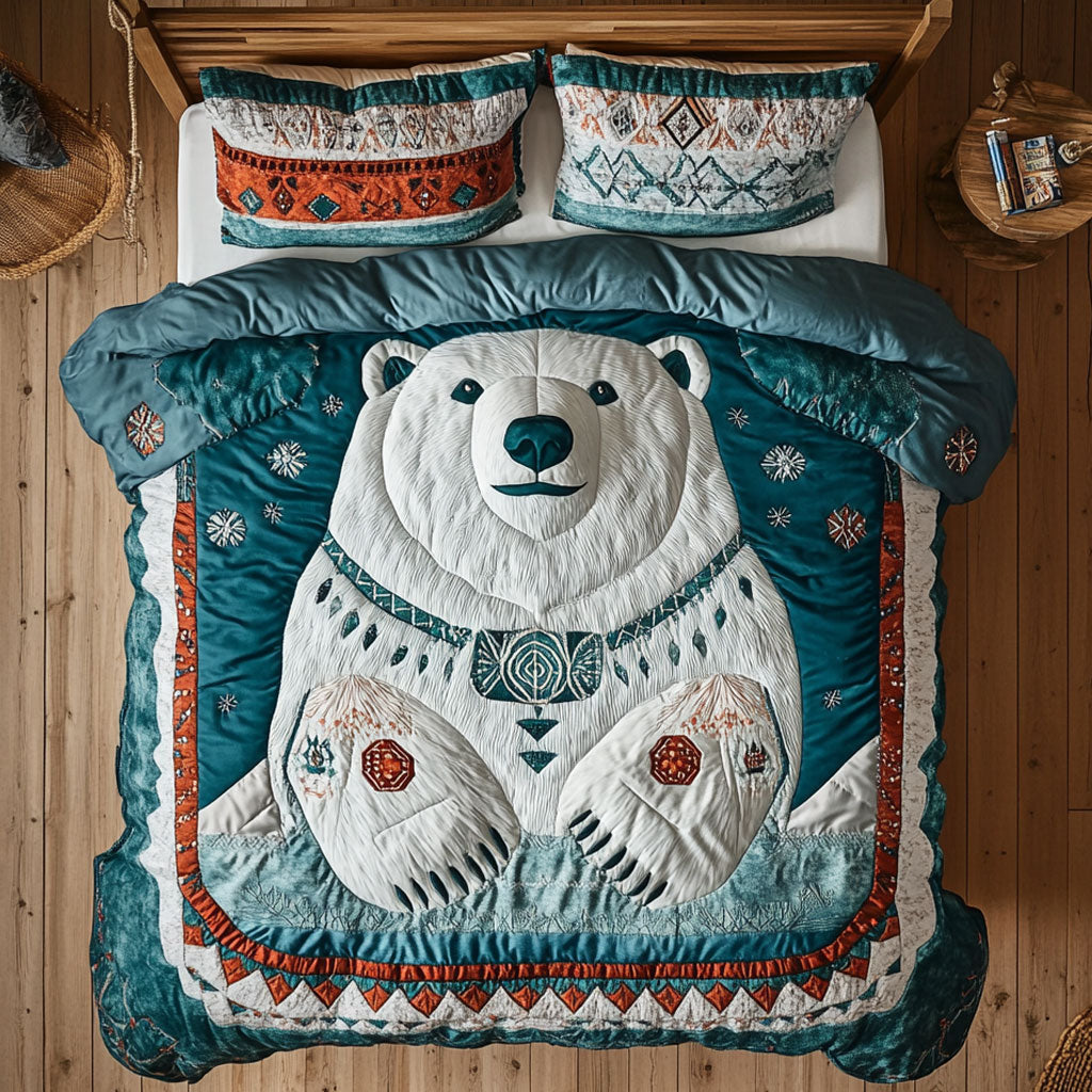 Tribal Pola Bear CP2808075CL Duvet Cover Set