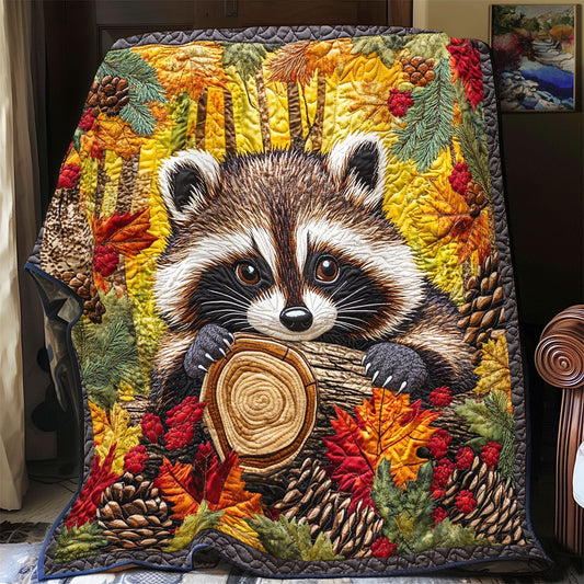 Lovely Raccoon WX3105035CL Quilt