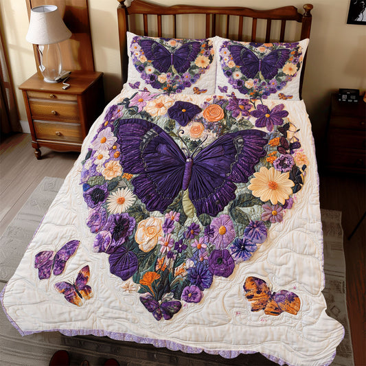 Butterfly Flower WX1112053CL Duvet Cover Set