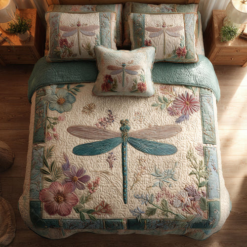Floral Dragonfly CW2108021CL Duvet Cover Set