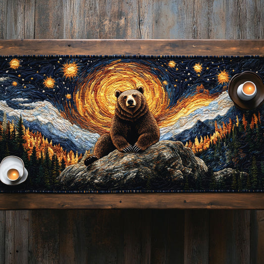 Bear Spirit CW3105606CL Quilted Table Runner