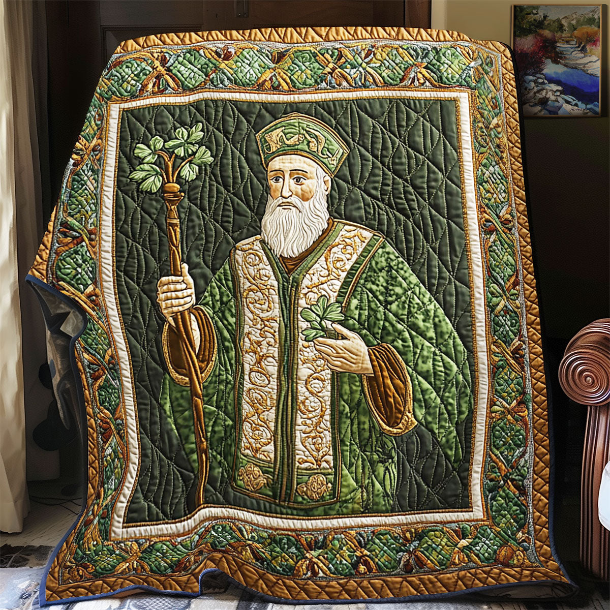 Saint Patrick WY2102041CL Quilt
