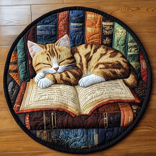 Sleepy Cat CQ0905016CL Quilted Round Mat