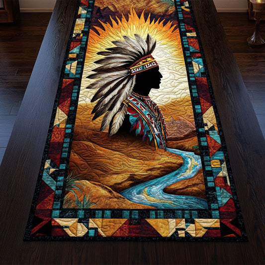 Native Shadow CM2605032CL Quilted Table Runner