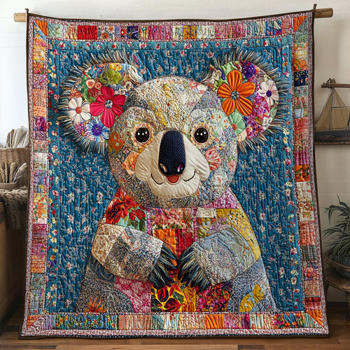 Floral Koala Hug WN1606009CL Quilt