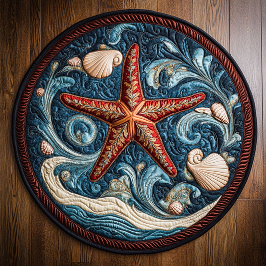 Starfish WX2805045CL Quilted Round Mat