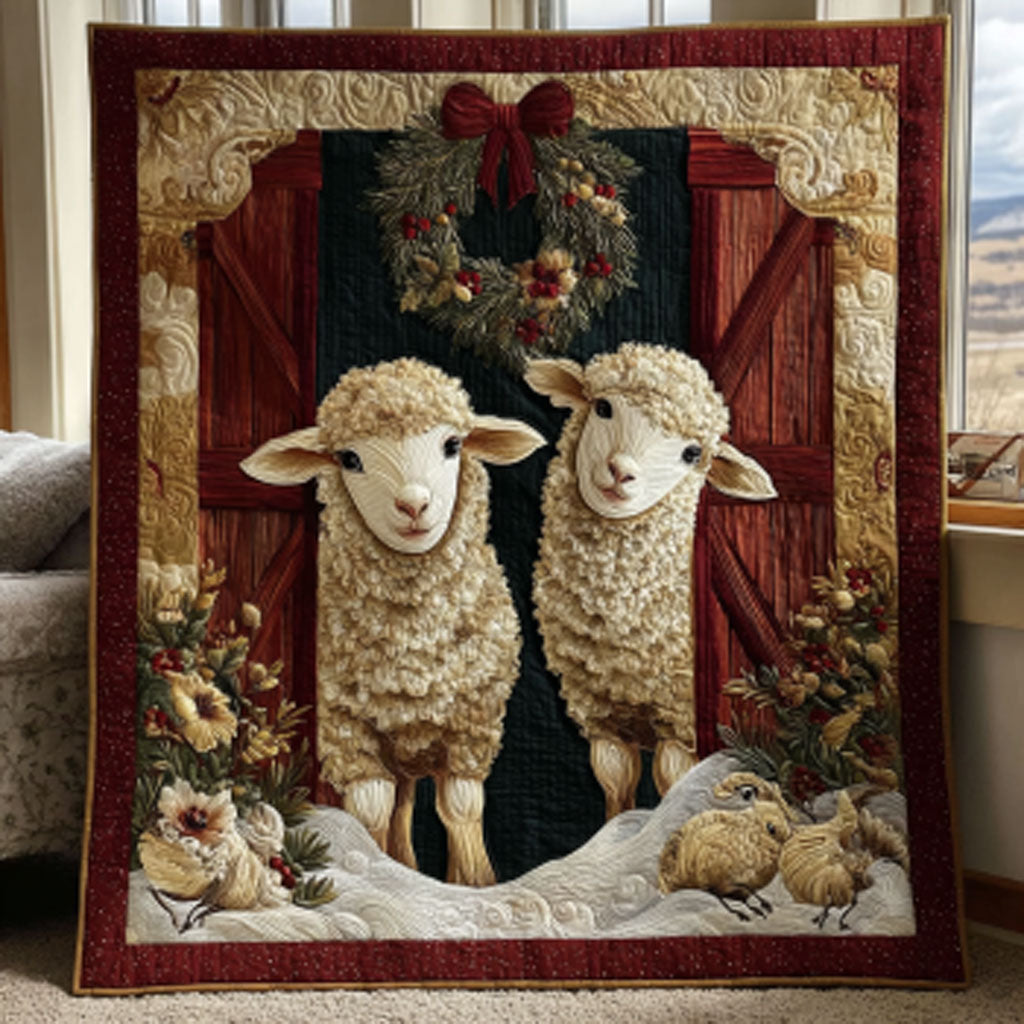 Christmas Sheep KL1911011CL Quilt