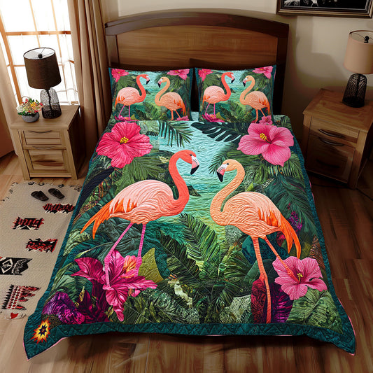 Floral Flamingo WX2612093CL Duvet Cover Set