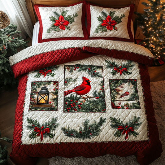 Holiday Light Cardinal WN0711032CL Duvet Cover Set