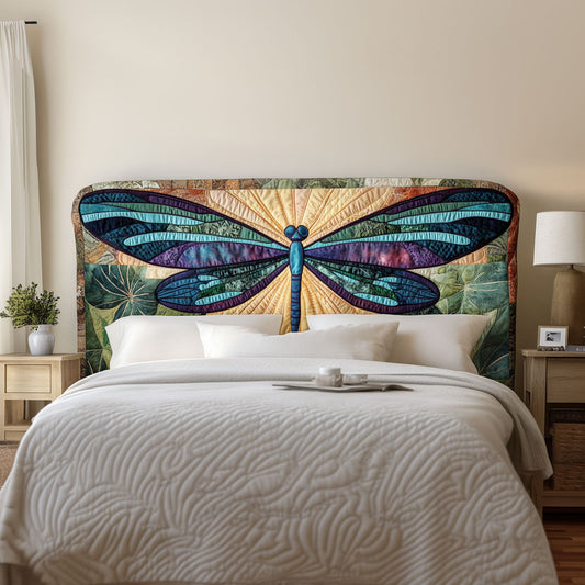 Radiant Dragonfly KL1912022CL Quilted Headboard Slipcover