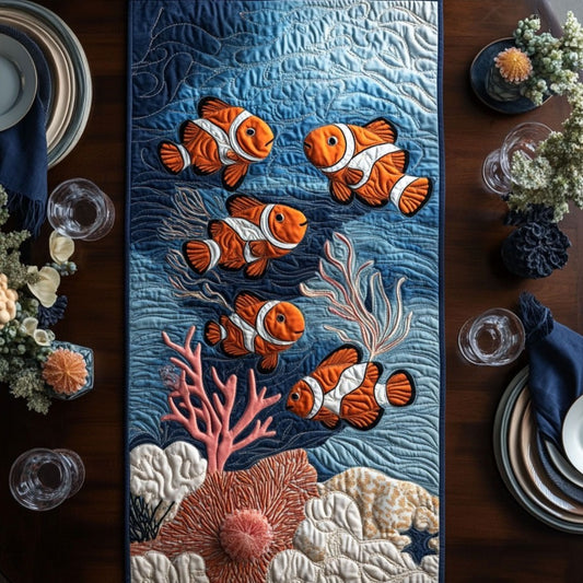 Amphiprion Ocellaris WY0206001CL Quilted Table Runner