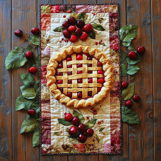 Berry Apple Pie WJ2404027CL Quilted Table Runner