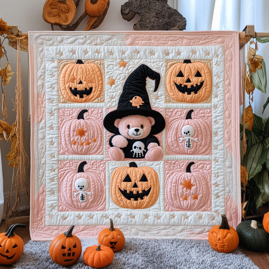 Pink Witch Teddy Bear WN1208060CL Quilt