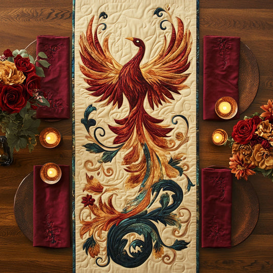 Majestic Phoenix WY3105035CL Quilted Table Runner