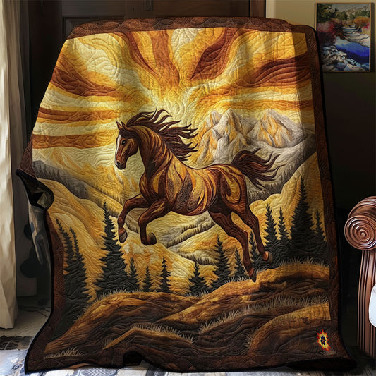 Horse Native American WJ2012016CL Quilt