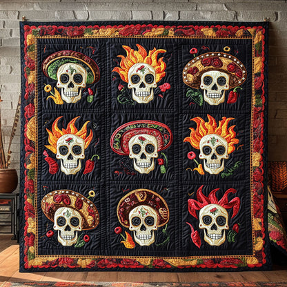 Spirit Fire Skull WN0609094CL Quilt