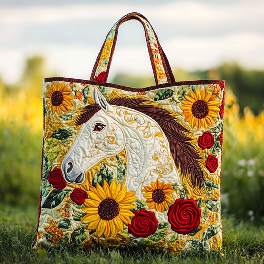 Majestic Horse WN2509037CL Quilted Tote Bag
