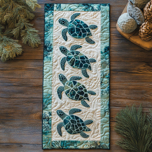 Sea Ballet CP2005013CL Quilted Table Runner
